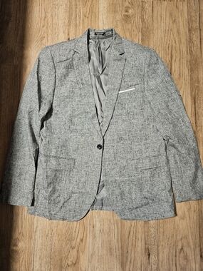 Coofandy Men's Gray Textured Sport Coat